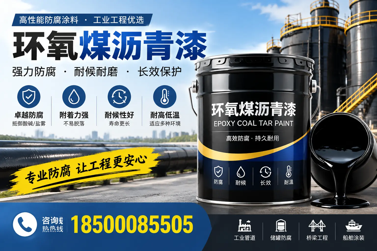 环氧煤沥青漆的施工方法与注意事项，确保在定西顺利完成