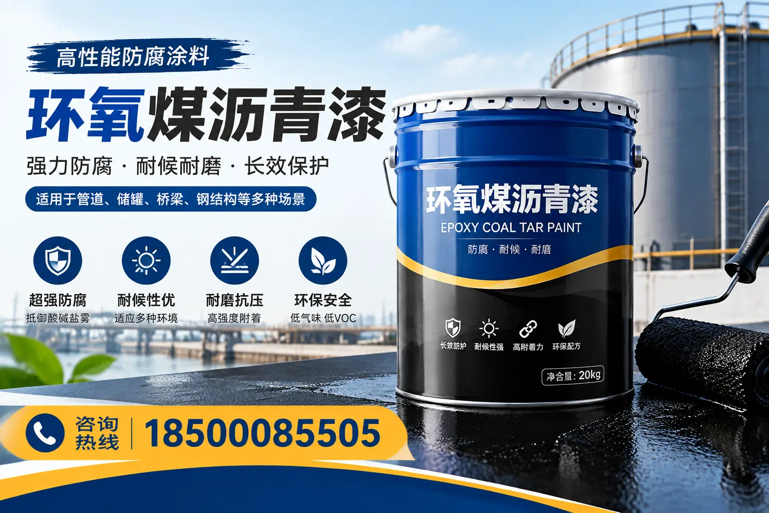 环氧煤沥青漆的施工步骤详解，定西装修必备知识